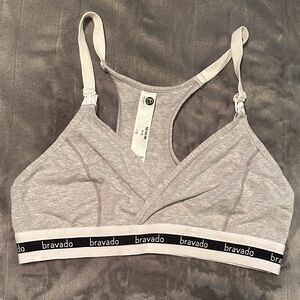 Bravado Light Gray Nursing Bra